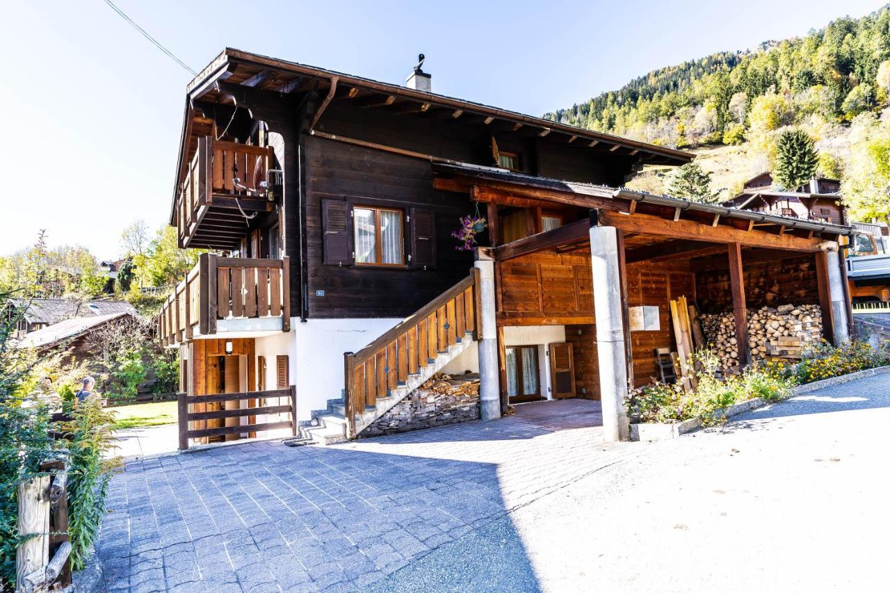 Haus Birchi, Fiesch 3.5-Zimmerwohnung Birchi מראה חיצוני תמונה