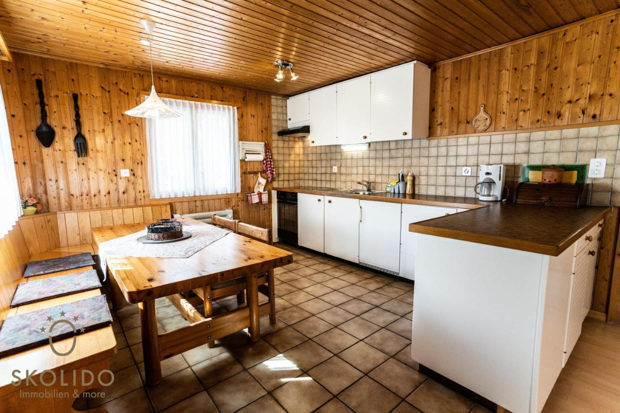 Haus Birchi, Fiesch 3.5-Zimmerwohnung Birchi מראה חיצוני תמונה